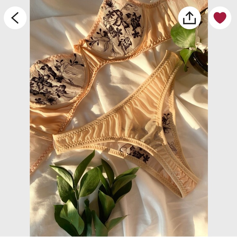 Handmade Sheer Lingerie Set